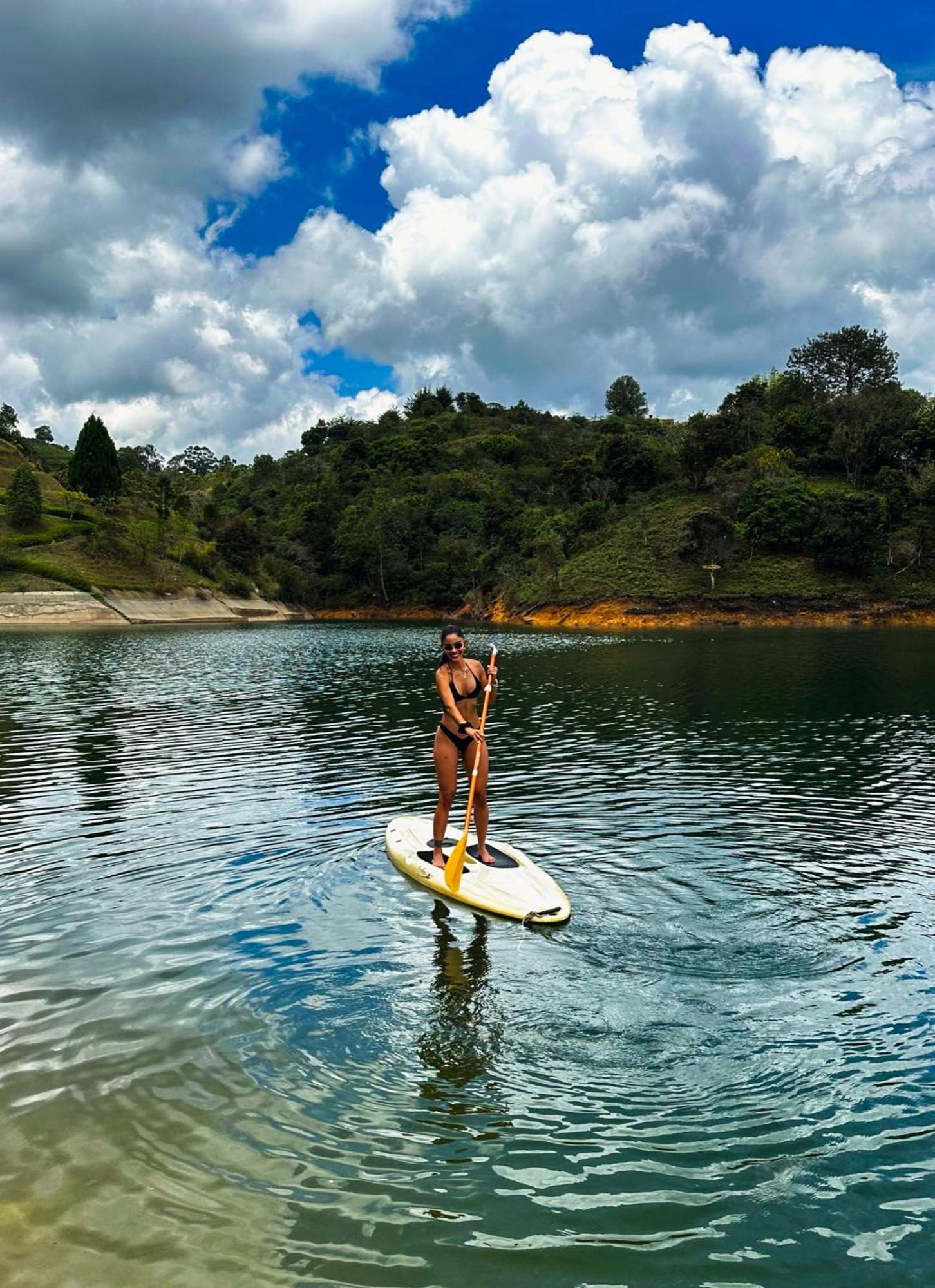 The Boato Hotel Guatape Ngoại thất bức ảnh Stand Up Paddle Boarding at the dam